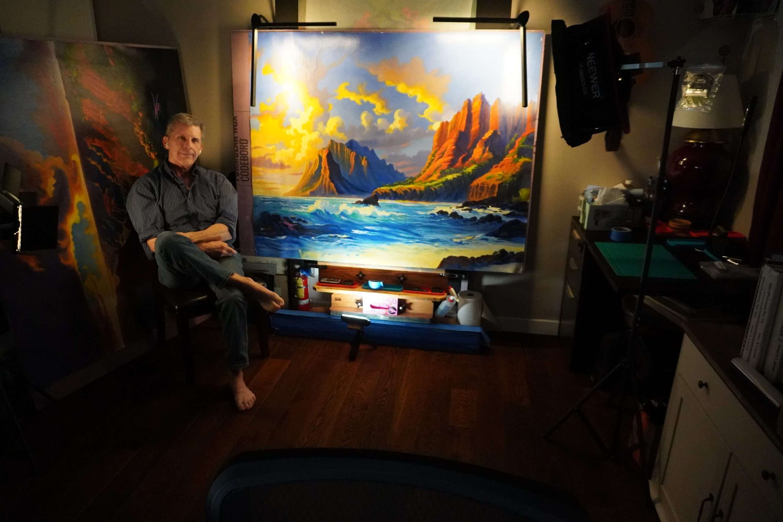 Peter in Studio 322 Na Pali Coast