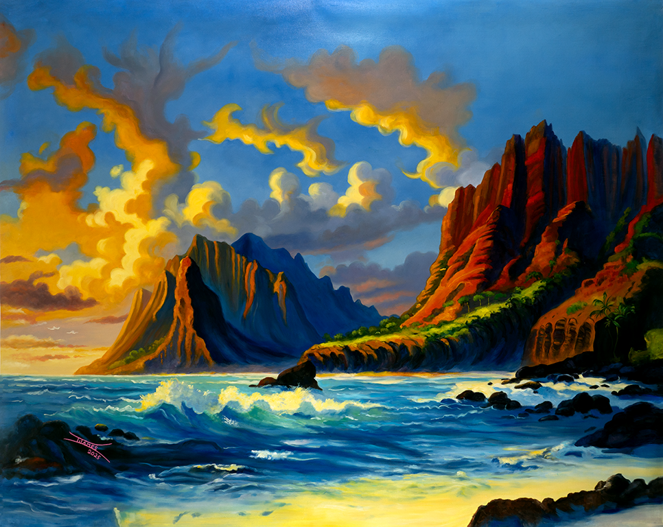 Peter in Studio 322 Na Pali Coast