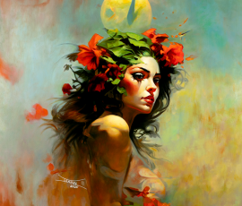 15 Portraits - "Time Warp" - 48" x 36"