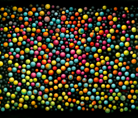 16 Math Music - Round Things II (Series) - "Discipline" - 36" x 48"
